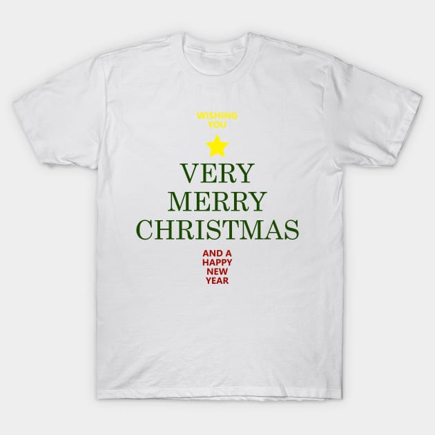 Wishing you a very merry christmas T-Shirt by yphien